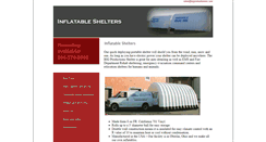 Desktop Screenshot of biginflatableshelters.com